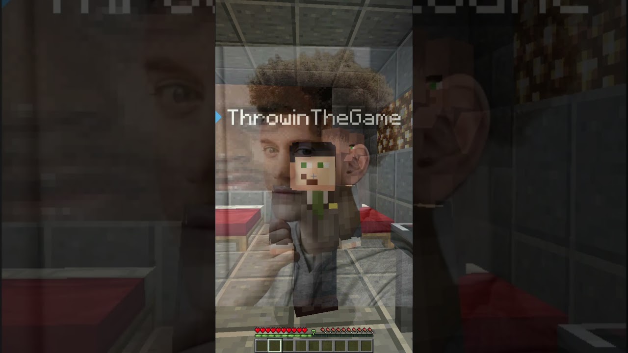 The Minecraft PRO Shares His LOW TAPER FADE Secrets!  #minecraft #funny #skit #moddedminecraft