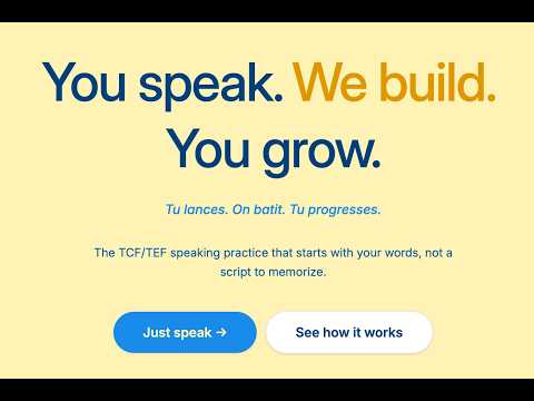 How to prepare TCF Speaking Task3