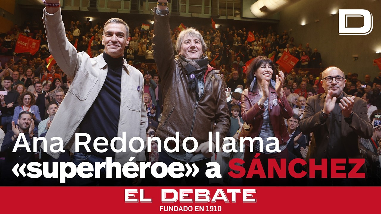 «El superhéroe de la democracia» Sánchez aterriza el 'No a la guerra' en Castilla y León