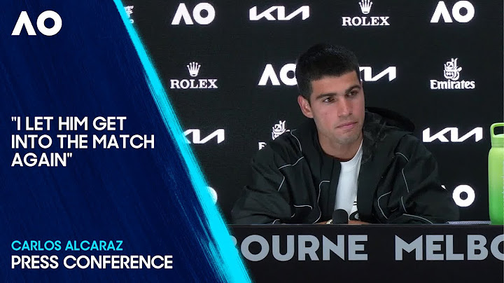 Carlos Alcaraz Press Conference | Australian Open 2025 Quarterfinal