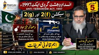 Full Section 2(f) and 2(g) of Anti Terrorism Act, 1997#law #antiterrorism #act #legalnews #education Update
