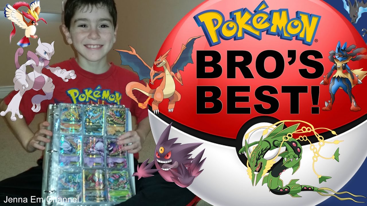 My BRO's Best Pokemon Cards 2017! Jenna Em TCG