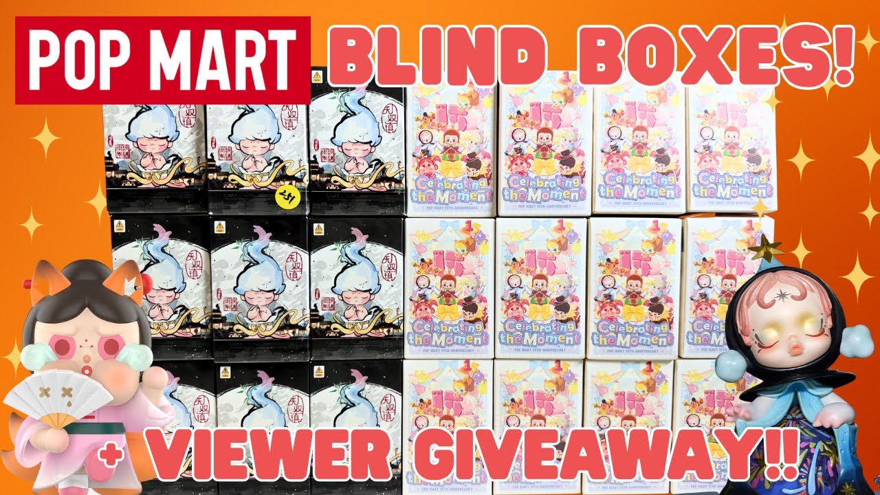 Распаковка юбилейных коробок Pop Mart, посвященных 14-й и 15-й годовщине | + Розыгрыш призов!