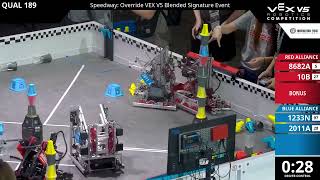 10B & 8682A vs 2011A & 1233N | Speedway Override Sig 2026 - Qual 189