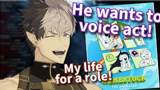 Ruze wants to VOICE ACT in the upcoming HOMESTUCK SERIES!【Holostars EN | Crimzon Ruze】