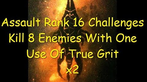 Ghost Recon Breakpoint Assault Rank 16 Challenge Kill 8 Enemies With One Use Of True Grit - Twice