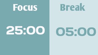 4.5 Hours Silent Study With Timer ⏱️ | 25-5 Pomodoro | No Music | 공부 | 勉強 | Study With Me