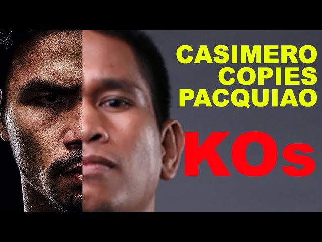 ***Never UNDER ESTIMATE Manny PACQUIAO "PROTEGE" John Riel CASIMERO