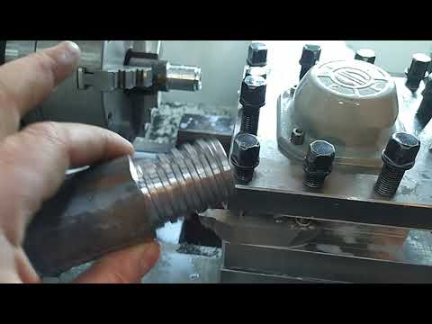 R6M5 on a CNC lathe