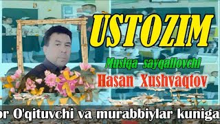 USTOZIM | Aranjorovka Hasan Xushvaqtov karaoke