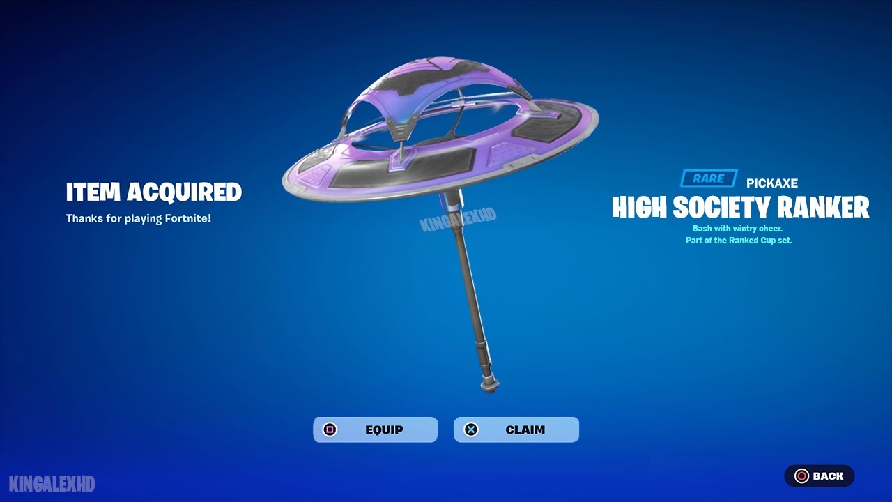 How To Get High Society Ranker Glider NOW FREE In Fortnite! YouTube