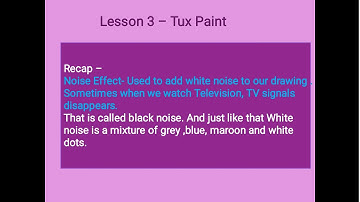 Waves Effect in Tux Paint class 3