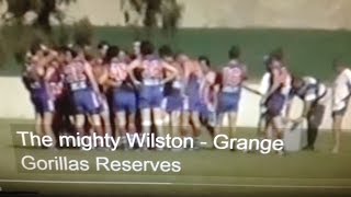 The only time I took a Speckie playing footy and Dad was there with the video camera!