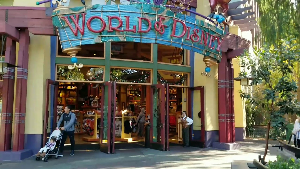World of Disney store DOWNTOWN DISNEY YouTube