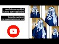 New full coverage hijab tutorial double scarf #hijab2022#share #subscribe #likes