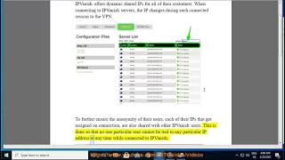 Does IPVanish offer static or dynamic VPN IPs? screenshot 4