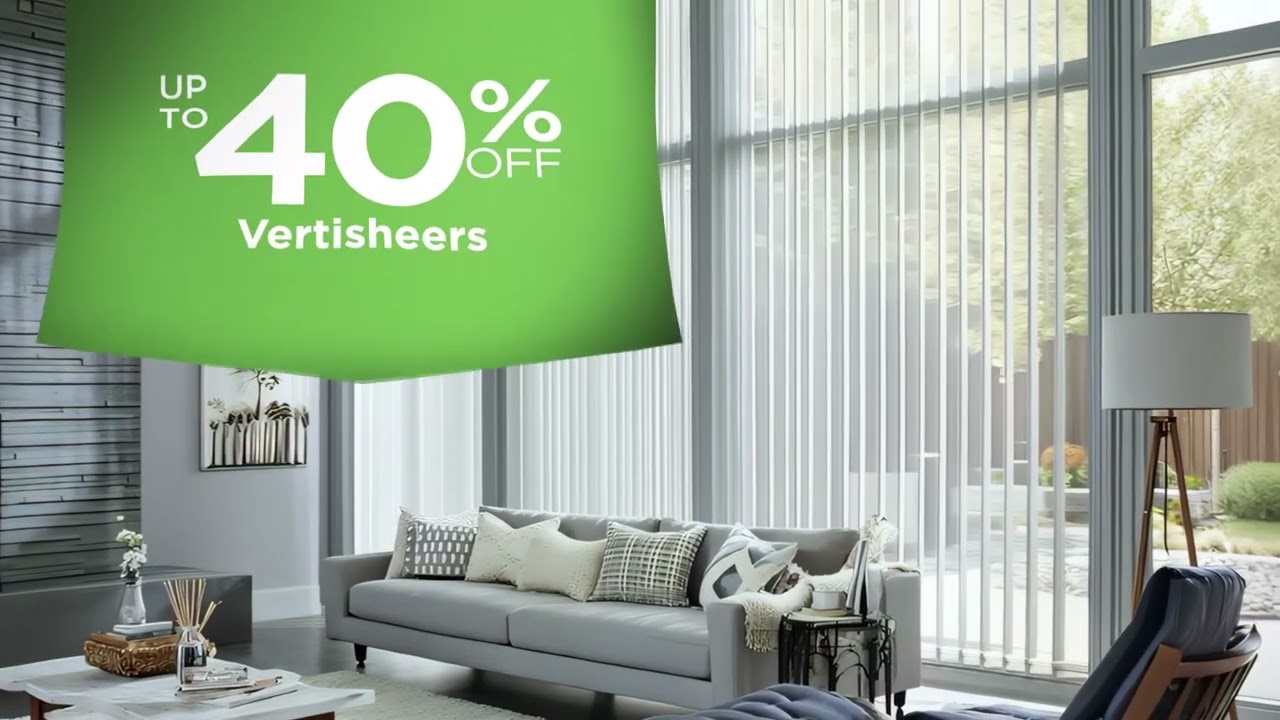 Spring Inspirations | Up to 40% off Vertisheer Blinds | ABC Blinds