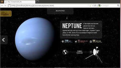 Firefox 4 Demos: CSS3 Planetarium