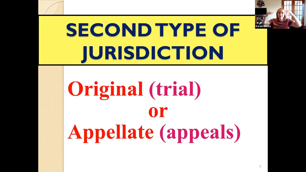 Criminal Procedure Chap 2 The Court System