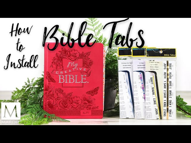 Bible Tabs , Large Print and Easy-to-Read Bible Journaling