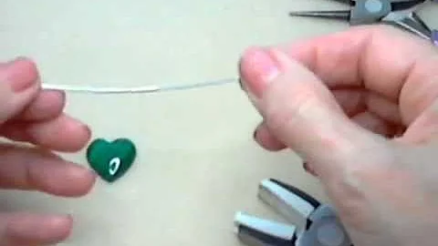 Wire-wrapped 20mm Malachite Heart Pendant