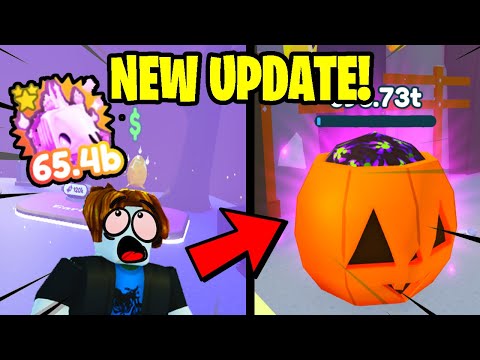 OMG! 😲 *NEW* 🎃 HALLOWEEN DARK MATTER AND HUGE PUMPKIN UPDATE! | Pet Simulator X