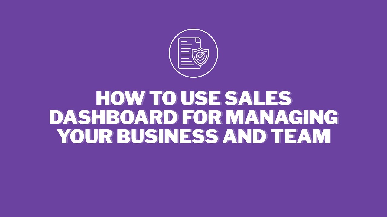 the perfect way to manage your business: caterease... How to use Sales Dashboard for Managing your Business and Team - YouTube