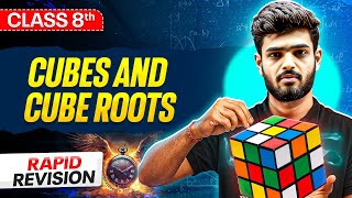 Cubes And Cube Roots Cl 8 Revision In 9 Minutes Maths