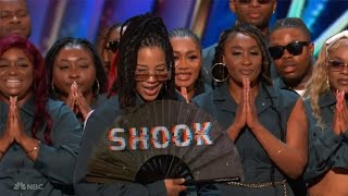 Sainted Trap Choir sings “Just Wanna Rock” & Show Me Love on America’s Got Talent 2023 AGT Auditions