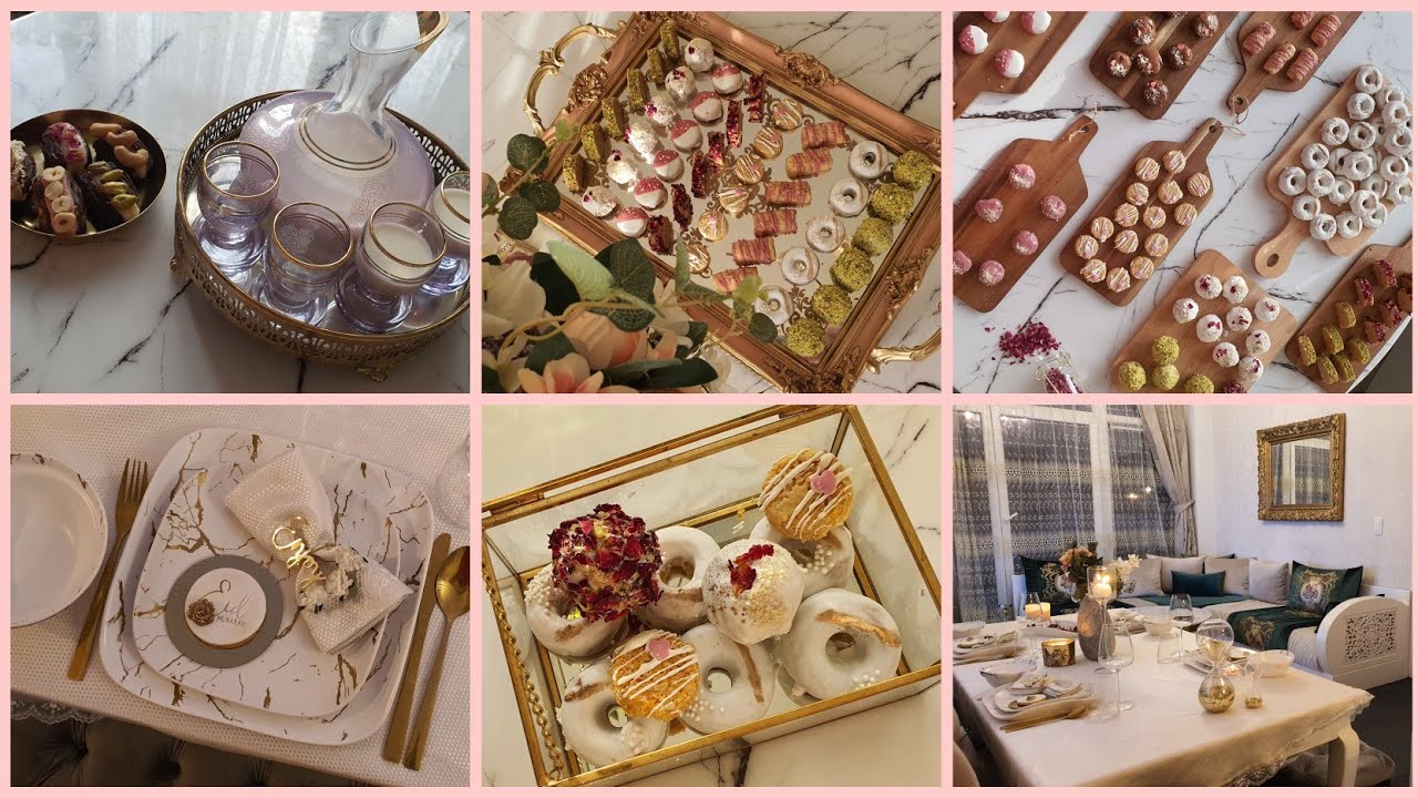 حلوه العيد ساهله بمكونات بسيطة 🌠 déco de table chic pour l'aid el fitr 2020