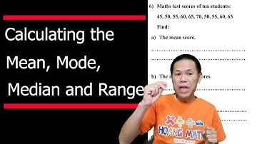Calculating the Mean Mode Median and Range