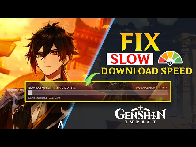 How to Fix Genshin Impact Slow Download Speed on PC | Boost Genshin Impact Download Speed class=