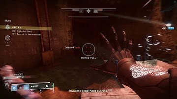 Killed An Invader in Gambit Prime While Carrying 20 Motes O.O