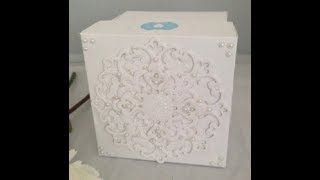 How To Create An Exploding Christening Card & Box