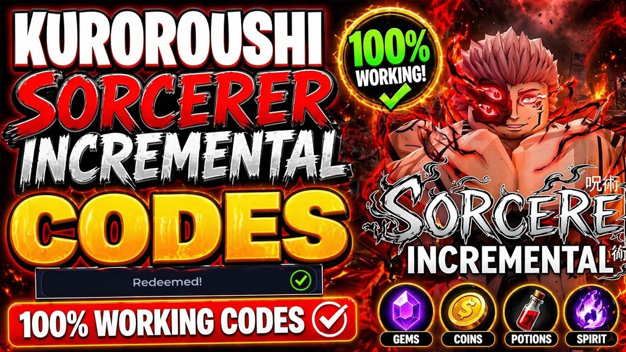 Sorcerer Incremental Codes April 2026 ⚡ NEW WORKING CODES