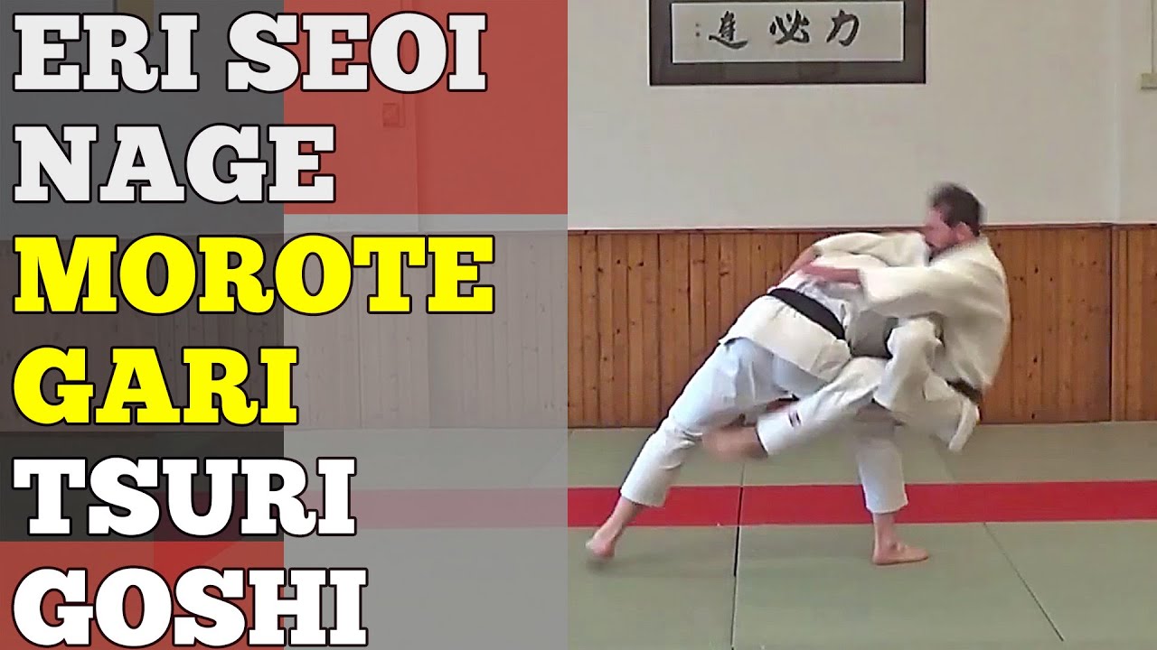 Tecniche di Judo Eri Seoi Nage, Morote Gari, Tsuri Goshi. YouTube
