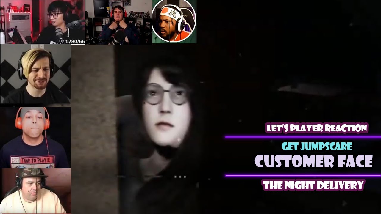 Let's Gamers Reaction to Get  Jumpscare In Game ~ The Night Delivery