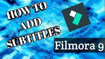 How to Add Subtitles to a Video in Filmora 9 WONDERSHARE?? (Easy 3 mins process)