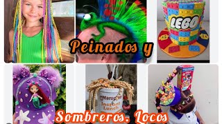 PEINADOS Y SOMBREROS locos y divertidos IDEAS