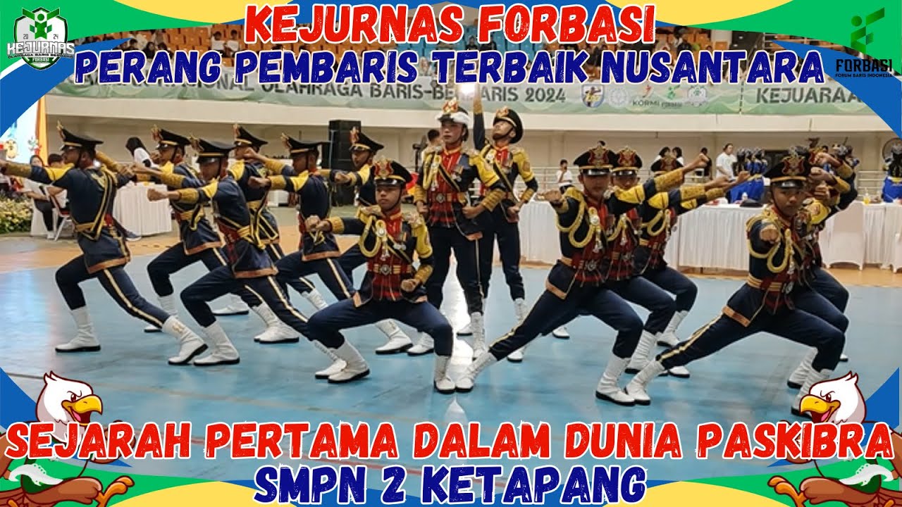 PERANG BINTANG PARA PEMBARIS...!!! SMPN 2 KETAPANG DI KEJUARAAN NASIONAL FORBASI