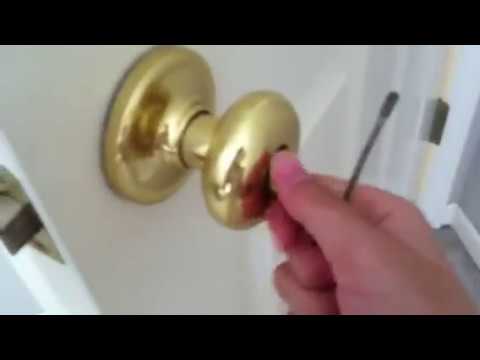 How to open a locked bedroom or bathroom door « tools 