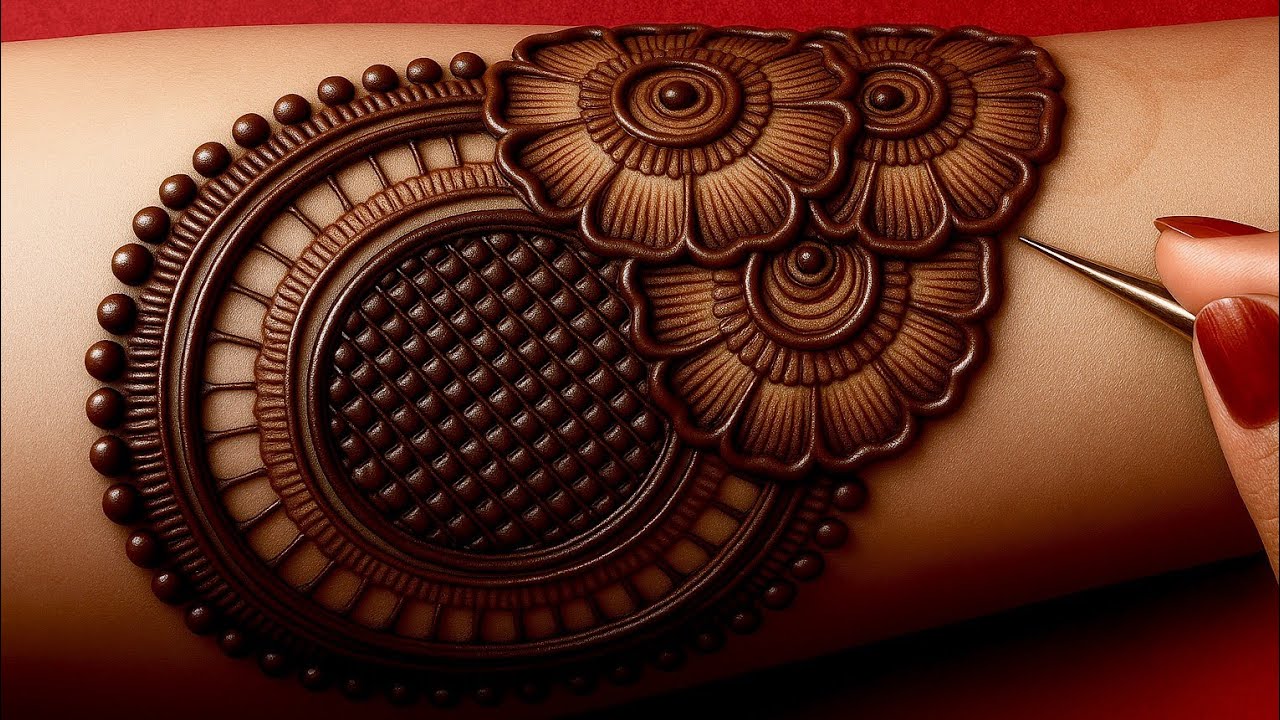 Front Hand Mehndi Design Simple Arabic Aesthetic||Very Easy Stylish Mehndi Design||Mehndi Ki Designs