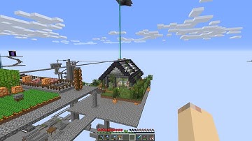 Vanilla Skyblock 1.16 Episode 13, Bees and a greenhouse for them.