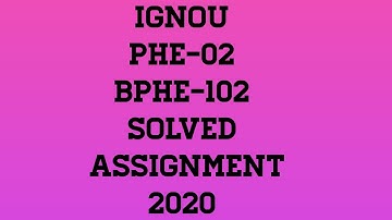 IGNOU PHE-02 AND BPHE-102 OSCILLATIONS AND WAVES SOLVED ASSIGNMENT 2020 PART-1