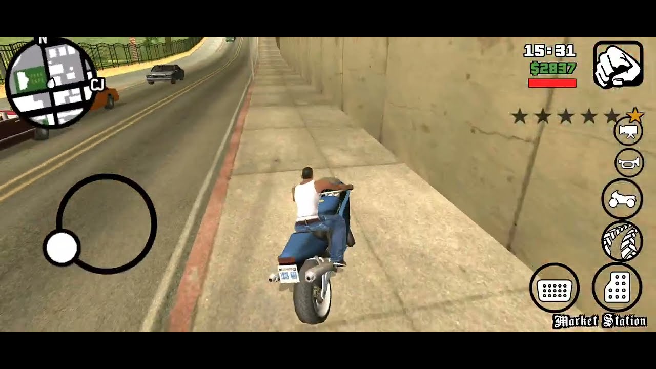 GTA San Andreas/bike stand 😎