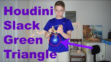 Houdini Slack Green Triangle YoYo Trick Tutorial