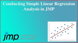 Conducting Simple Linear Regression Analysis in JMP