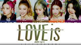 ITZY - 'LOVE is' Lyrics [Color Coded_Han_Rom_Eng] screenshot 5