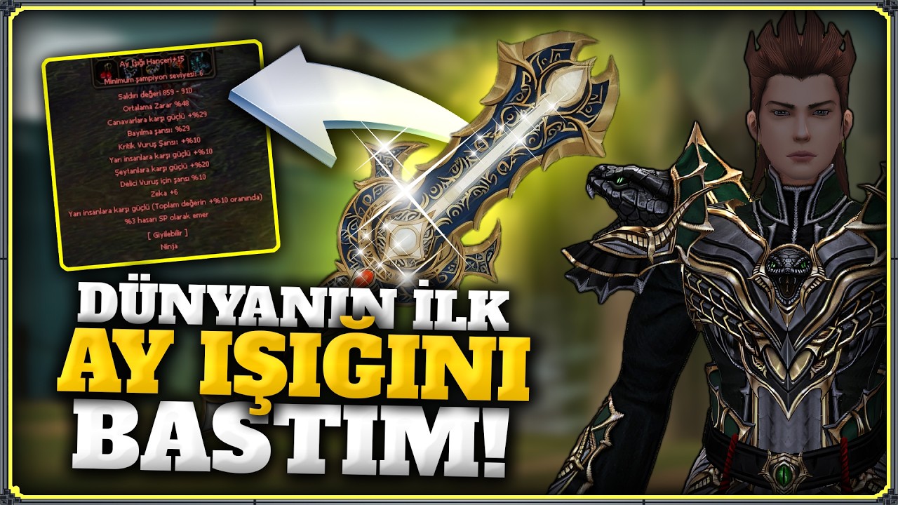 DÜNYANIN İLK +15 AY IŞIĞI SİLAHINI BASTIM! 😱 | Metin2 TR