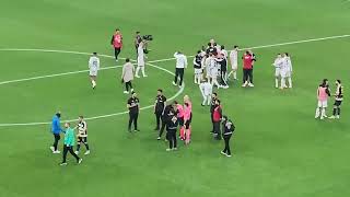 Beşi̇ktaş - Ankaragücü Türkiye Kupası Yarı Final Maçın Bitişi Ve Sevinç
